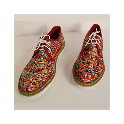 Vermont 02 Teji Rojo Suela Blanca